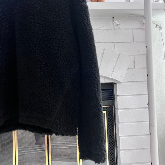 Lululemon Wool Whenever Crew Sherpa Sweater Quarter Zip Back - Picture 3 of 6